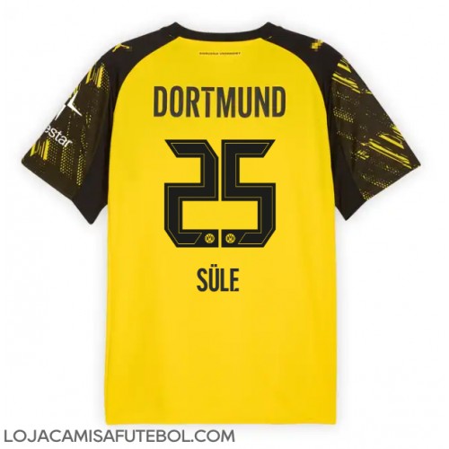 Camisa de Futebol Borussia Dortmund Niklas Sule #25 Equipamento Principal 2025-26 Manga Curta